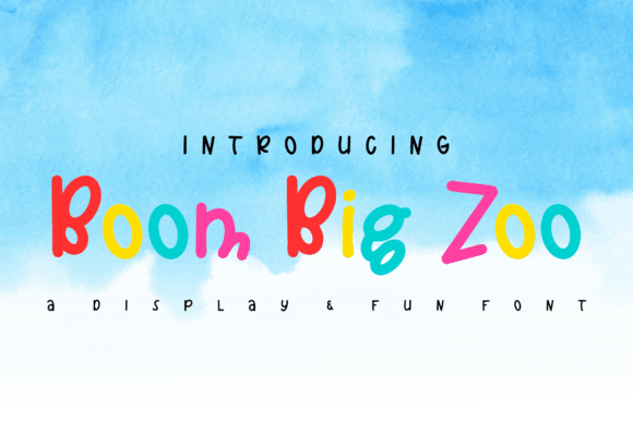 Boom Big Zoo Font: Adding Joy to Your Brand Story