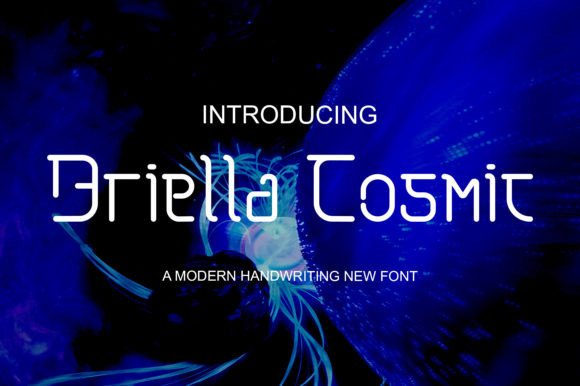 Briella Cosmic: A Futuristic Display Font for Editorial Design