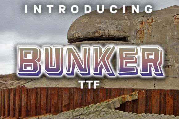 Bunker: A Display Font Built for Impact