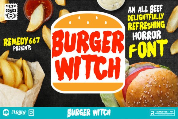 Burger Witch: The Craft-Friendly Font for Bold & Beautiful Projects