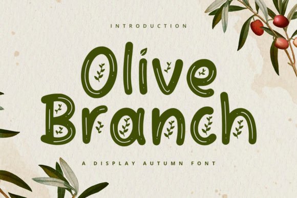Crafting a Creative Brand with Olive Branch Font