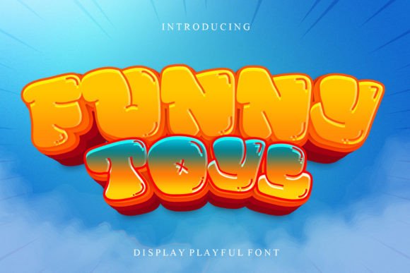 Crafting with Joy Using the Funny Toys Font
