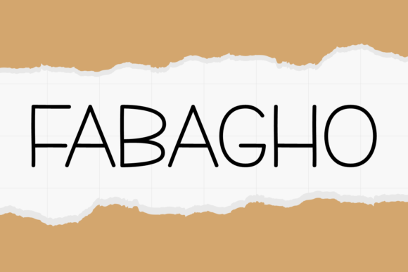 Fabagho: Your Crafty & Friendly Font for Beautiful Products
