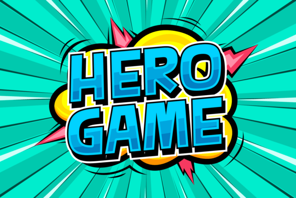 Finding the Editorial Hero: Hero Game Font in Action