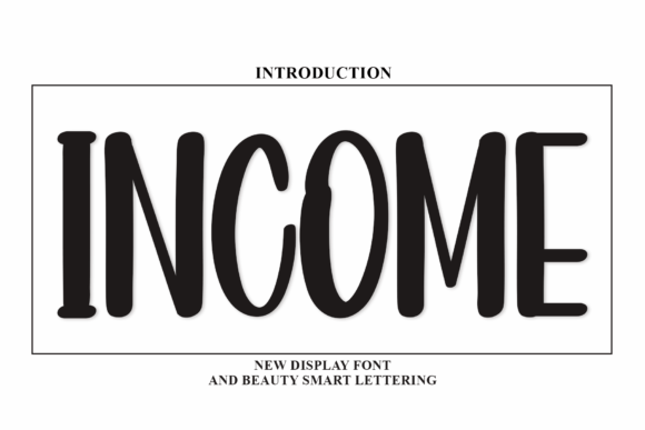 Income Font: The Elegant Handwritten Touch for Your Creative Projects