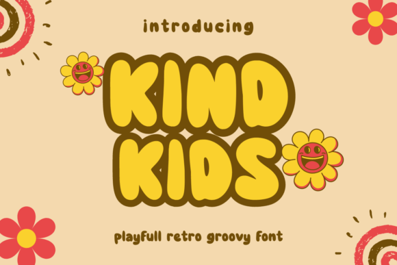 Kind Kids: A Retro Font for Editorial Warmth and Playful Design