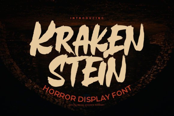 Krakenstein: The Font with a Gothic Industrial Heart