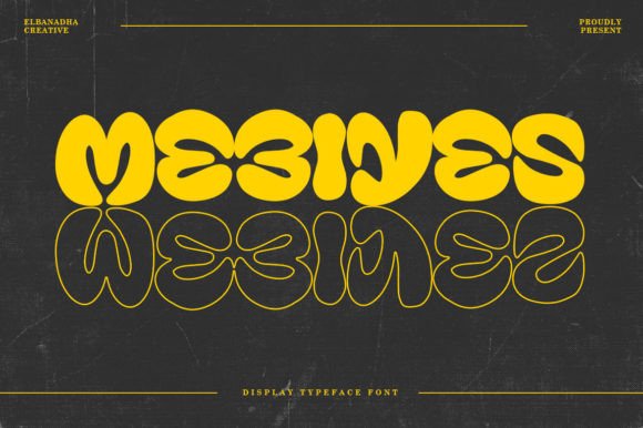 Mebiyes: A Retro Bubble Font for Standout Campaigns