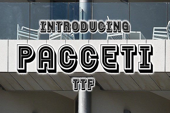 Pacceti: A Modern Display Font for Impactful Digital Design