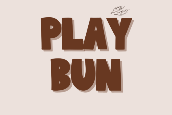 Play Bun: A Handwritten Display Font for Modern Web Design