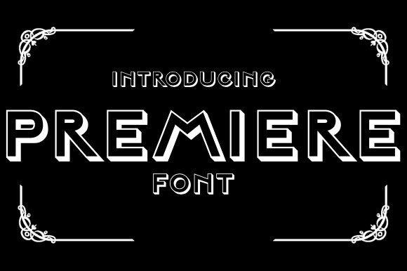 Premiere Typeface: A Maker's Guide to a Beautiful Retro Font