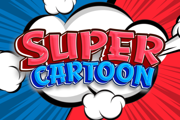 Super Cartoon Font: A Playful Typeface for Digital Design