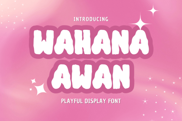 Wahana Awan: A Playful Retro Font for Editorial Design