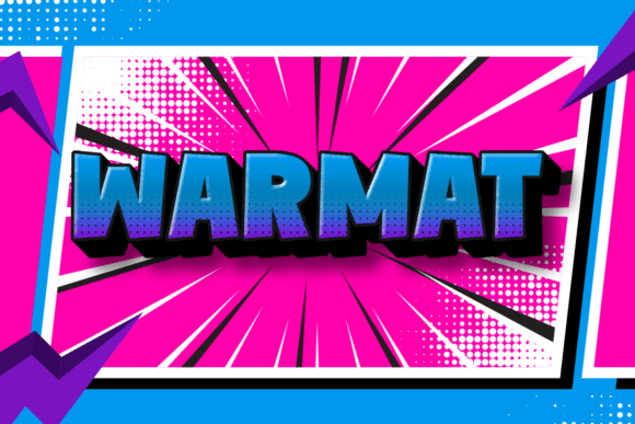 Warmat: A Display Font for Bold Marketing Campaigns