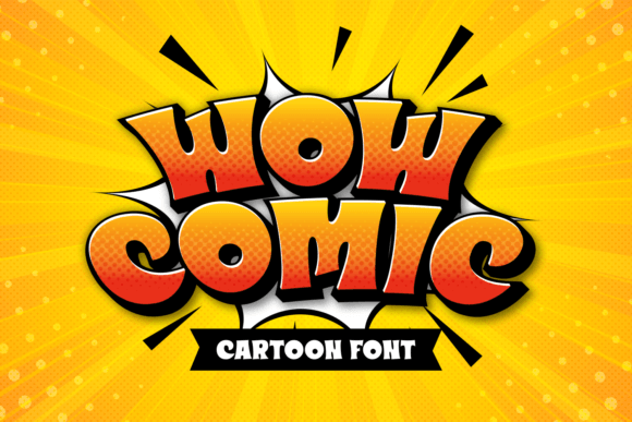 Wow Comic: A Playful Cartoon Font for Creative Brands
