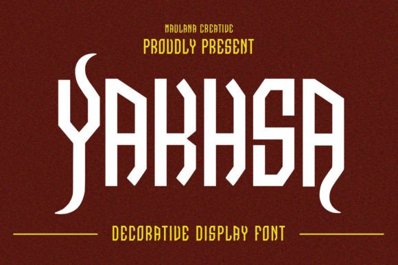 Yakhsa: A Display Font That Elevates Brand Designs